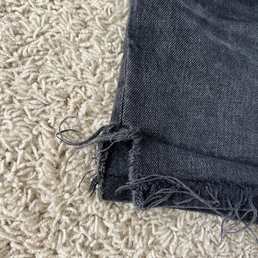 Agolde Dee High Rise Black Jean Shorts Size 26 - Picture 8 of 8